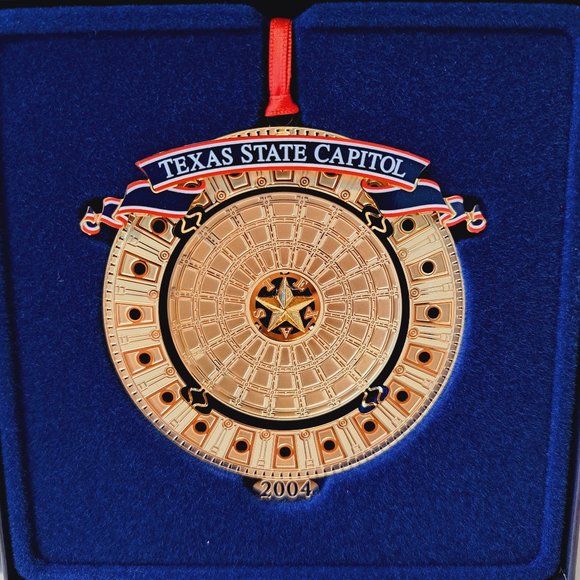 Texas State Capitol Interior Dome 2004 Christmas Holiday Ornament Collectible - Picture 2 of 12